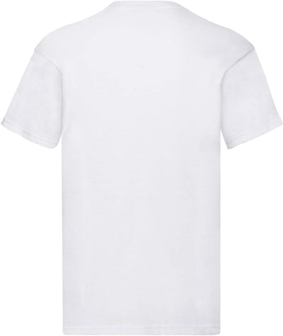 Fruit of the Loom Herren Original T T-Shirt (10er Pack oder 5er Pack) 5XL Weiss, 5XL Weiss