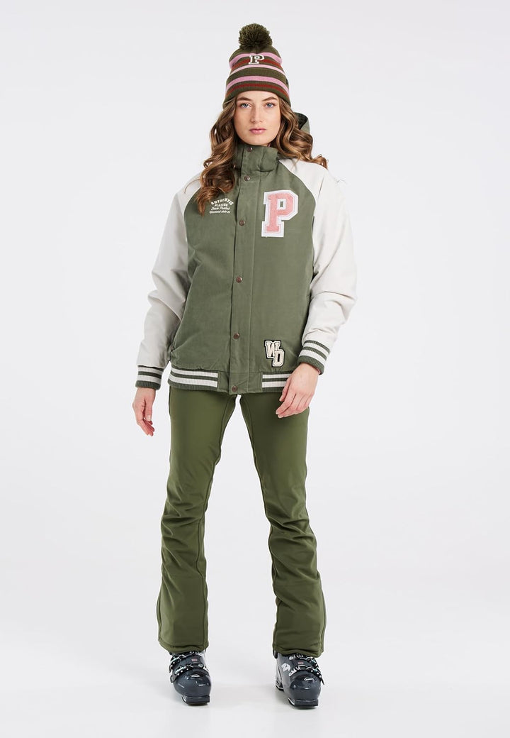 Protest Damen Ski- Und Snowboardjacke PRTPINEA S Botanic Green, S Botanic Green