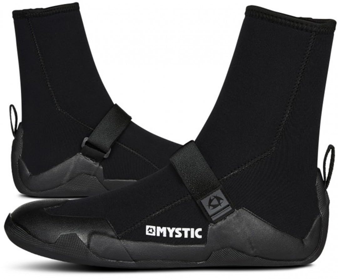 Mystic Watersports - Surf Kitesurf & Windsurfing Star 5mm runder Kappe - Schwarz - Unisex 47-48, 47-