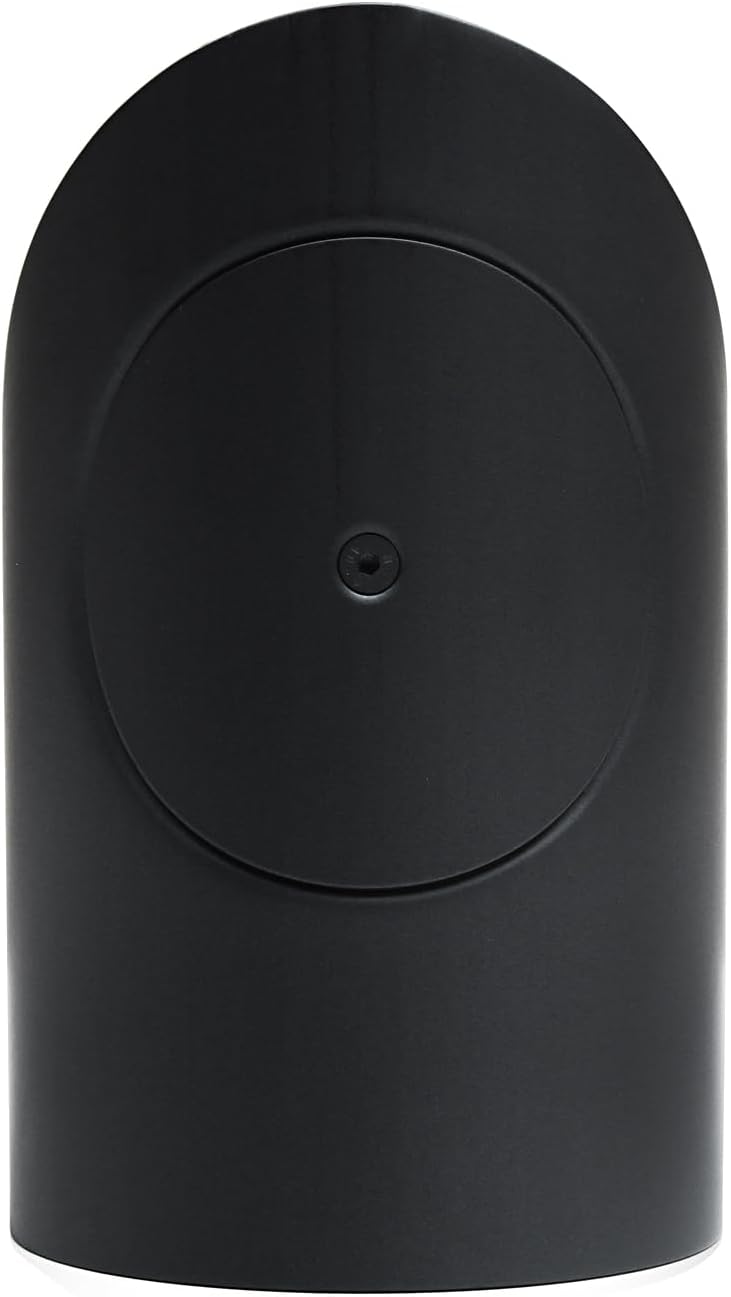 raik SH083-150-sw Raik Rauchrohrbogen/Ofenrohr 150mm - 90° zweiteilig mit Reinigungsöffnung