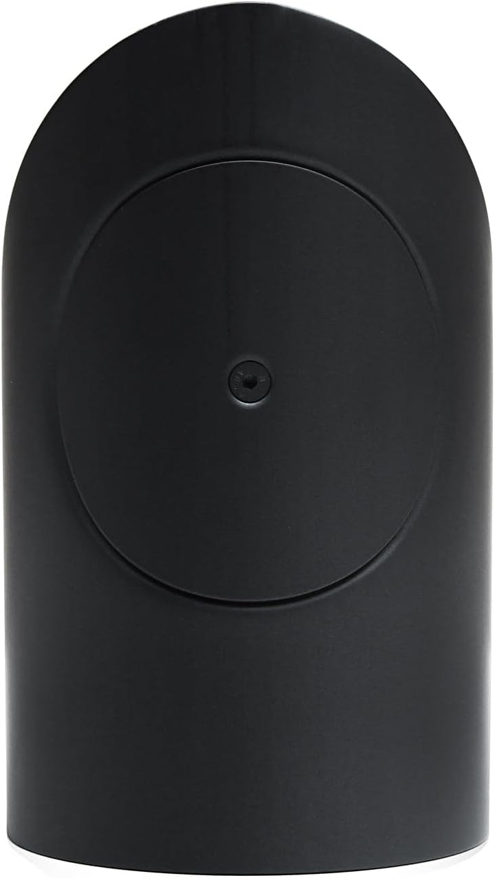 raik SH083-150-sw Raik Rauchrohrbogen/Ofenrohr 150mm - 90° zweiteilig mit Reinigungsöffnung