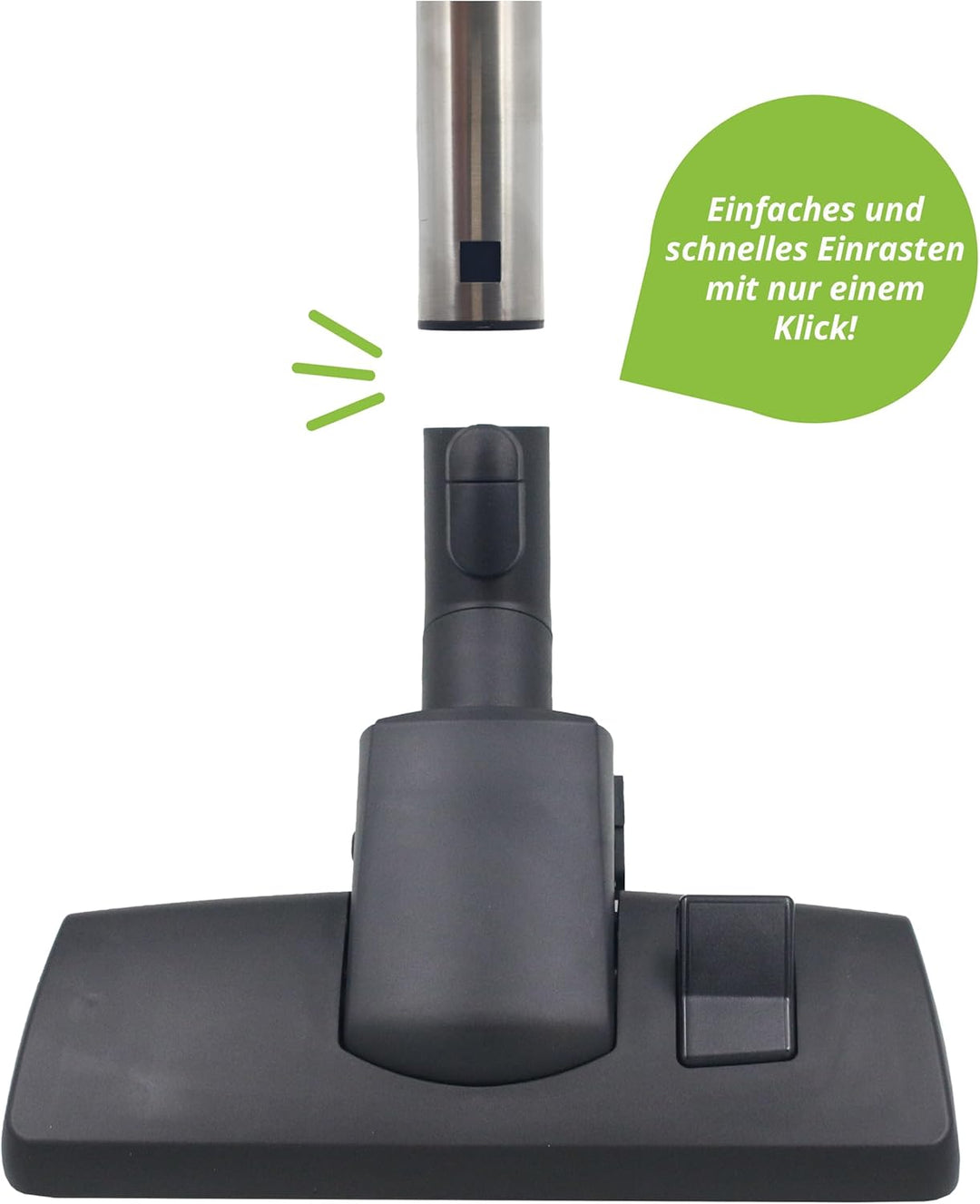 Staubsaugerladen.de Bodendüse mit Rad passend für Miele Staubsauger | Für alle Bodenstaubsauger von