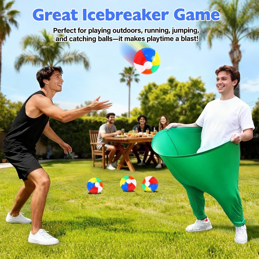 2 Stück Granny Pants Wurfspiel, Granny Pants Yard Game für Erwachsene und Kinder, mit 12 Hüpfbällen