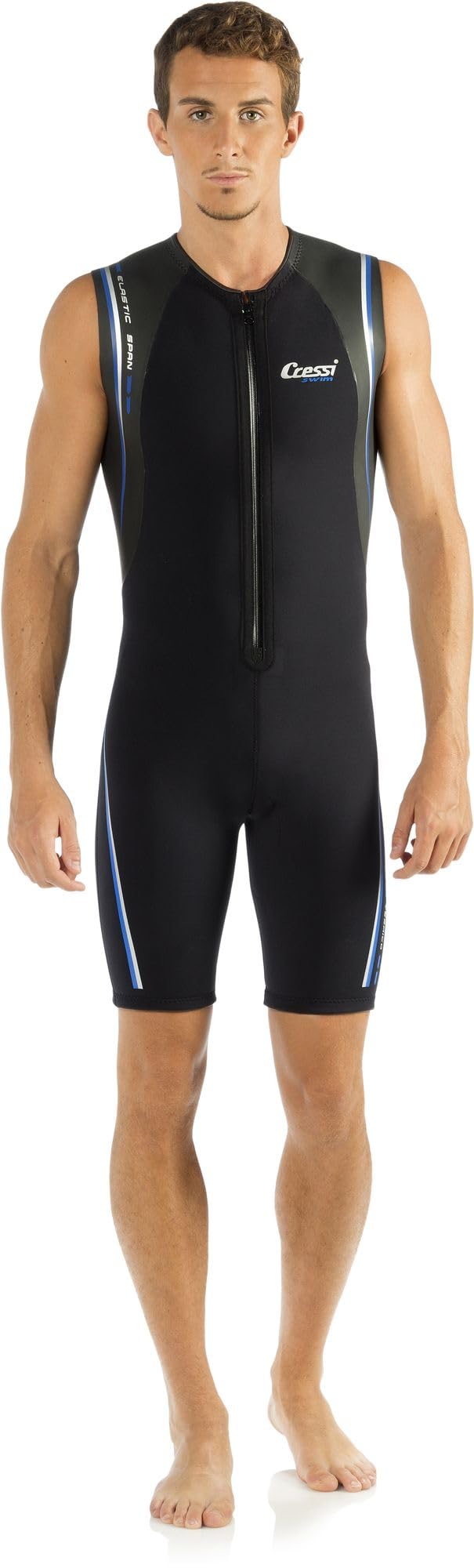 Cressi Termico Man Wetsuit 2 mm - Shorty Neoprenanzug aus hochelastischem Neopren für Herren S/2 Sch