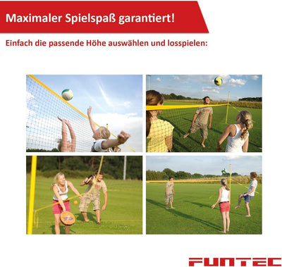 Funtec Fun Sports Set - Beachvolleyball- und Multisport-Set