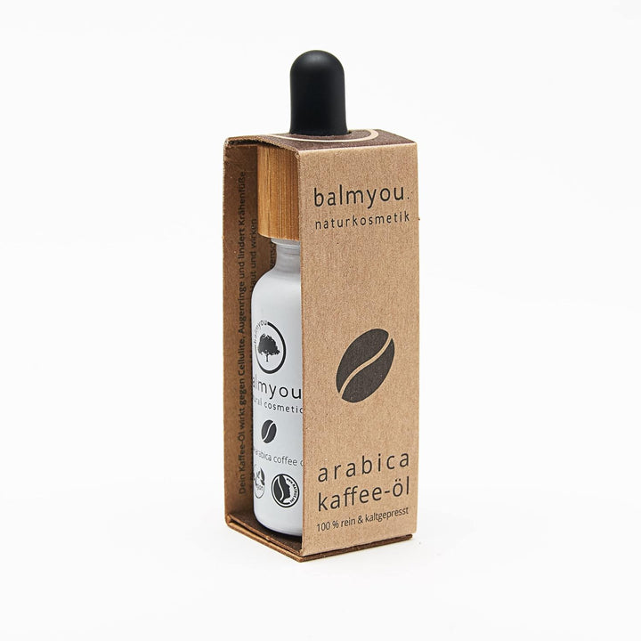 balmyou reines unraffiniertes Arabica Kaffee-Öl in der Glasflasche, 20 ml
