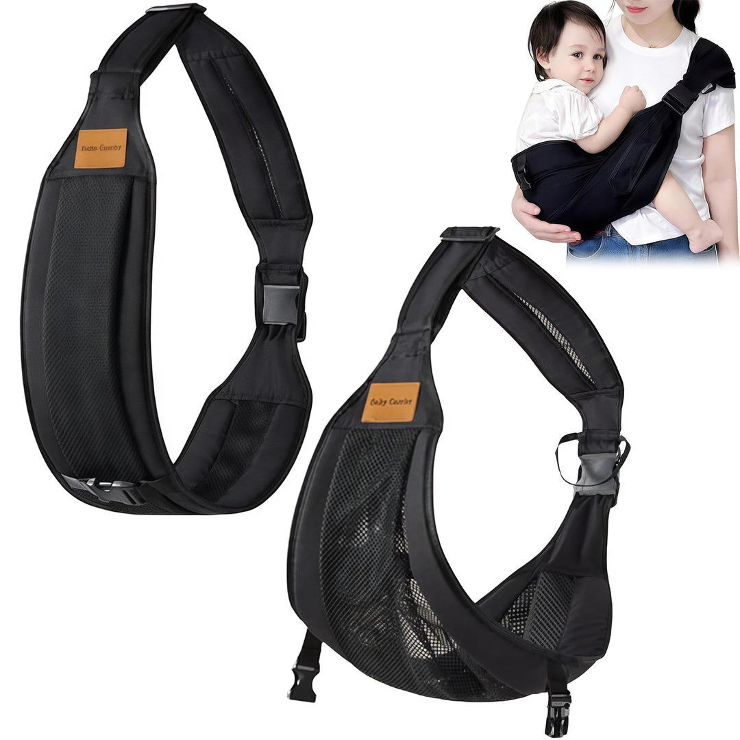 Babytragetuch,Kleinkind Trage Seitlich,Babytrage Seitlich,Verstellbare Schulter Babytrage,Multifunkt