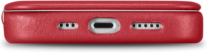 Mobiskin Hülle kompatibel mit Apple iPhone 14 (6,1 Zoll), Handyhülle mit echtem Leder, Case, Schutzh