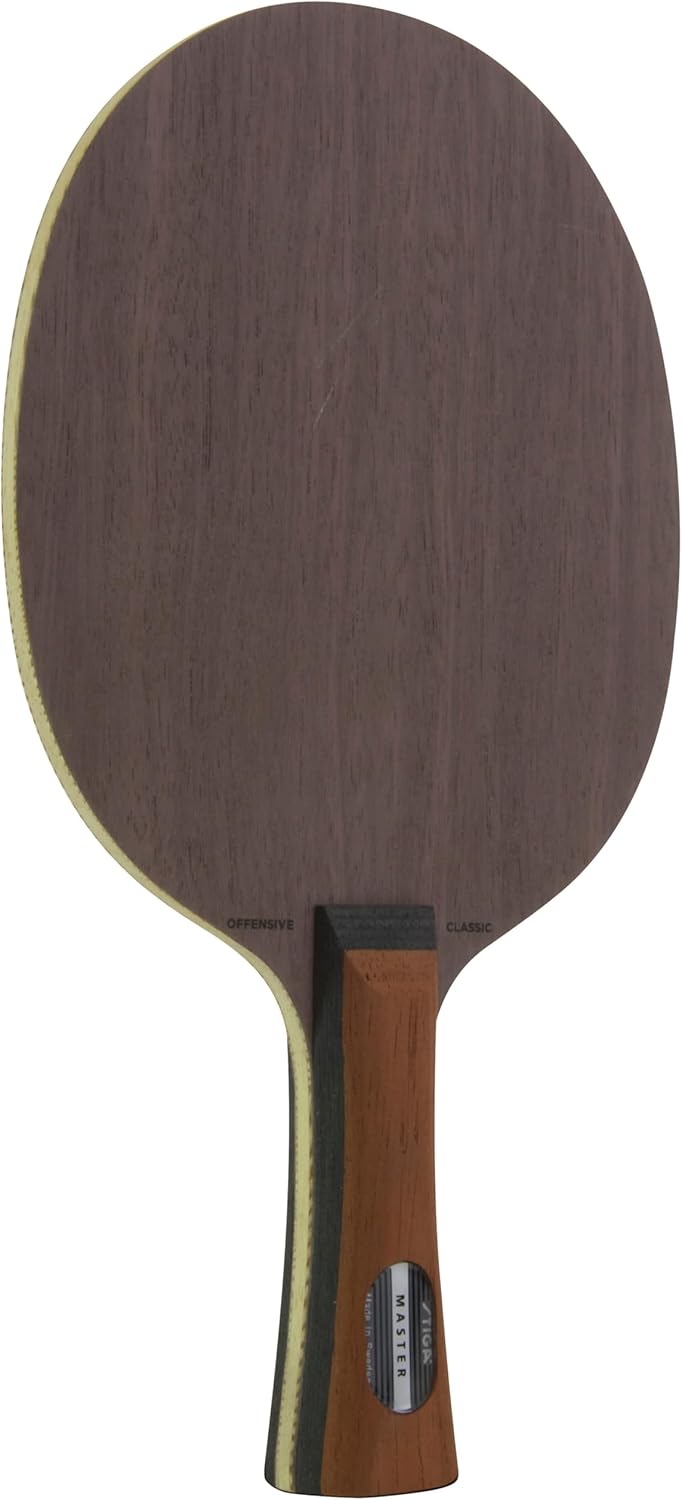 Stiga Unisex – Erwachsene Offensive Classic Table Tennis Blade Master Konkav Wood, Master Konkav Woo