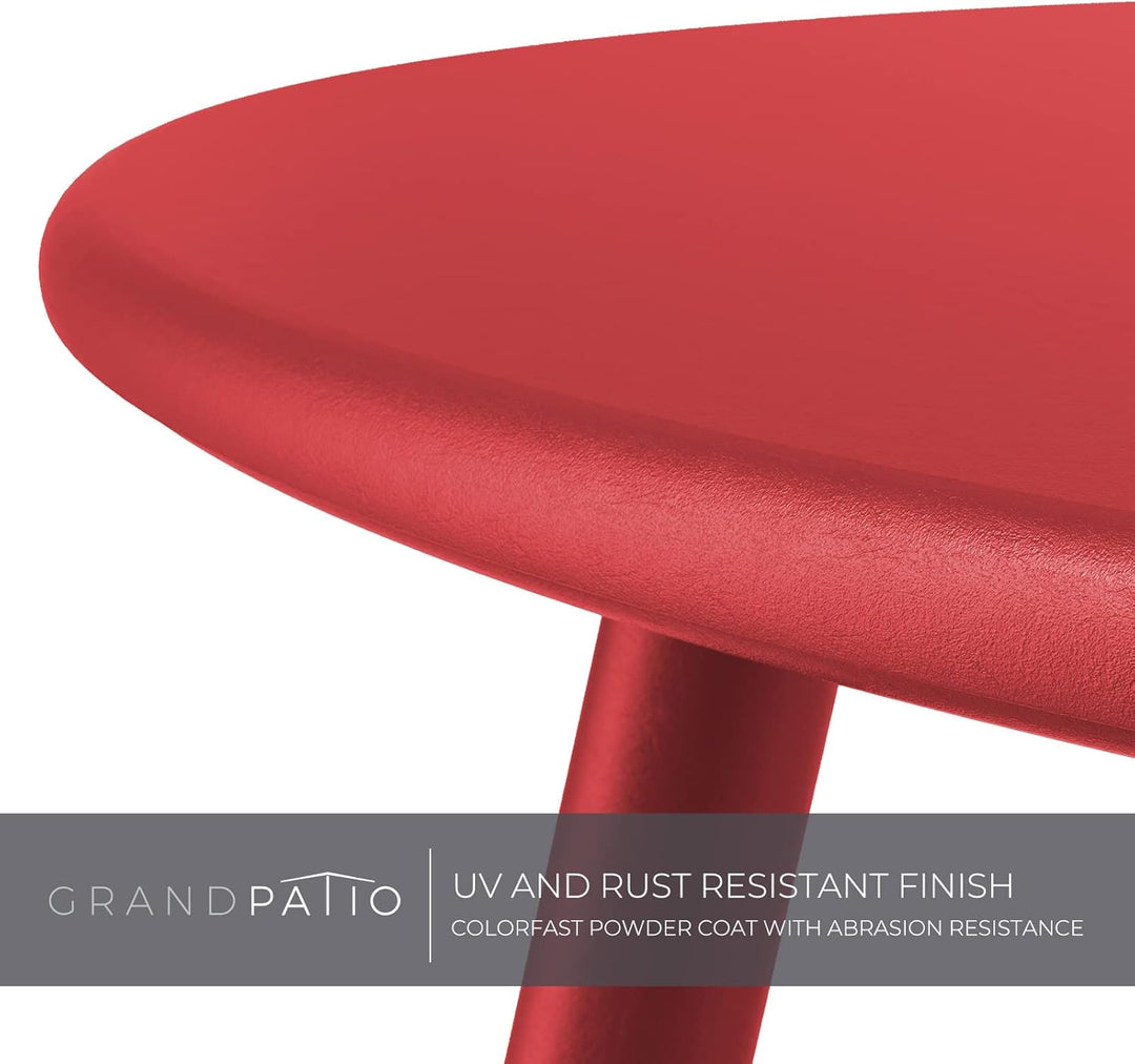 Grand patio Beistelltisch, Verschiedenen FarbenKaffeetisch, Leicht, Stabil, Einfacher Aufbau, Kleine