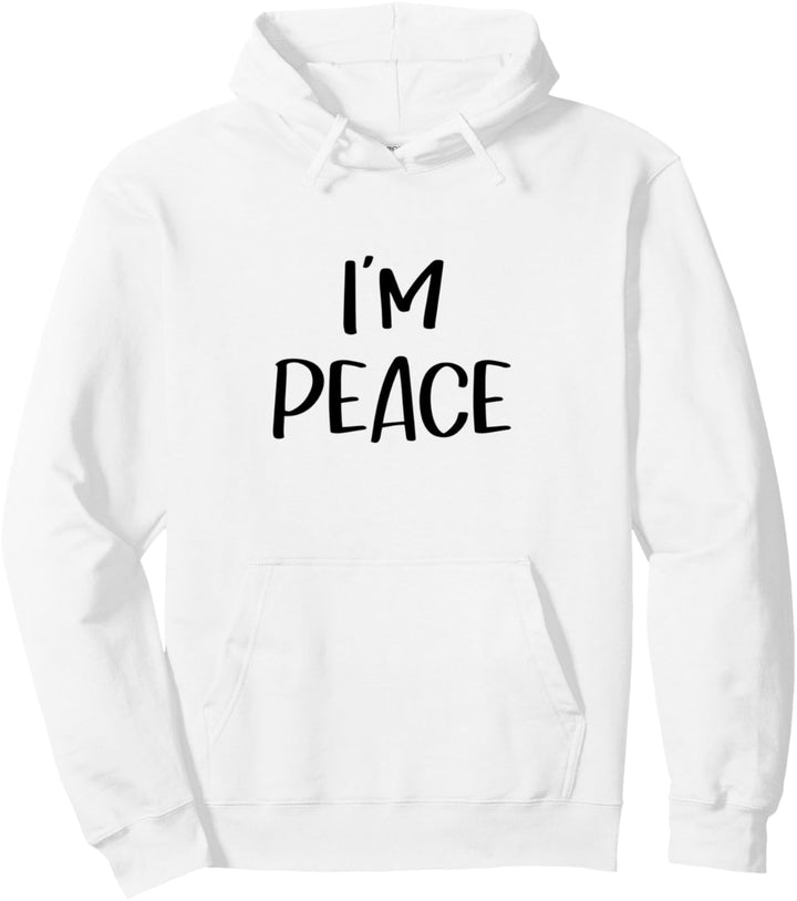I COME IN PEACE I'M PEACE Couple Matching Pullover Hoodie