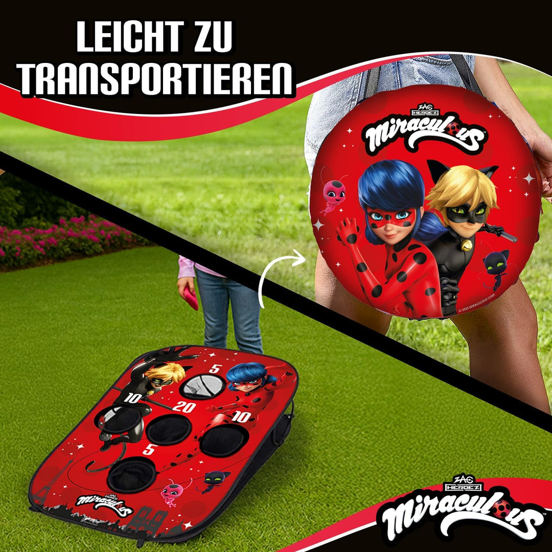 Offizielles Cornhole Spiel aus Holz – 90×60 cm – Premium Holzbretter – Komplettes Set mit 2 Boards +