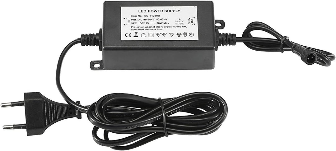 DC 12V 30W Adapter Netzteil IP67 Wasserdicht Transformator LED Licht Treiber Stromversorgung für Aus