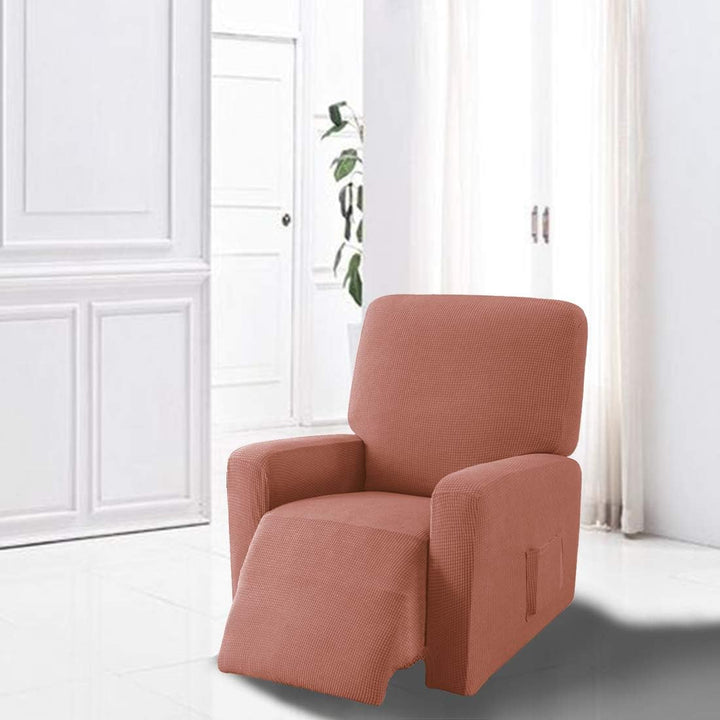 EBETA E Jacquard Sesselbezug, Sesselschoner, Stretchhusse für Relaxsessel Komplett, Elastisch Bezug