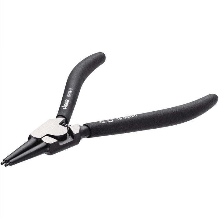 VIGOR Sicherungsring-Zange ∙ V6510A-19 Aussensicherung Gerade 19-60 mm, Aussensicherung Gerade 19-60