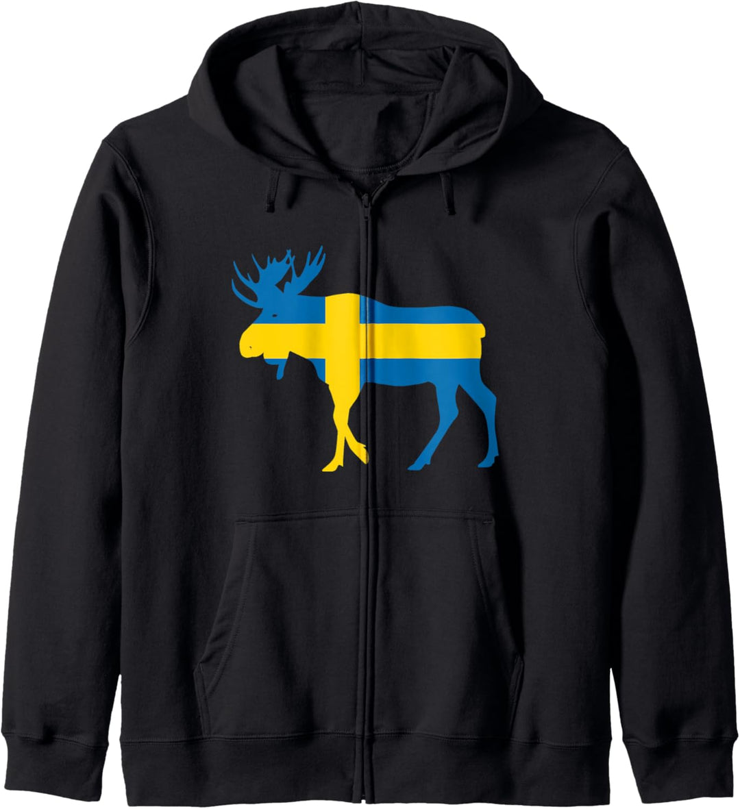 SVERIGE Elch Schweden Kapuzenjacke