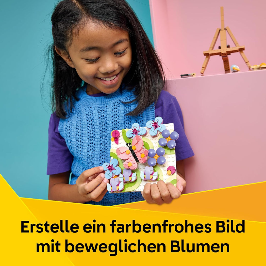 LEGO Creator 3-in-1-Set Deko-Blumengemälde - 3D Modellbau - 3 Bauoptionen: Gemälde, Bilderrahmen ode