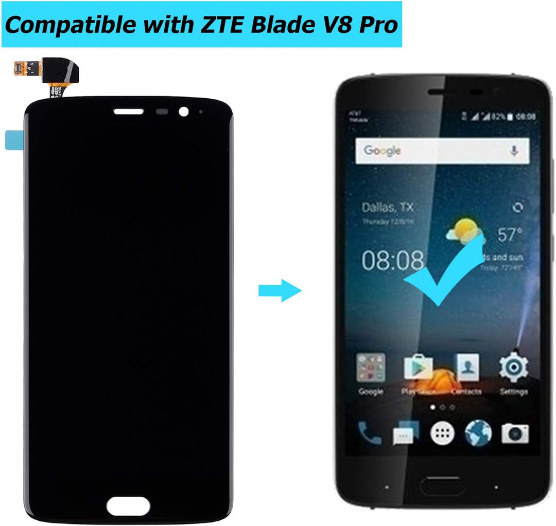 E-YIIVIIL Ersatz LCD Display Kompatibel Für ZTE Blade V8 PRO Z978 5.5 inch LCD Touch Screen with Too