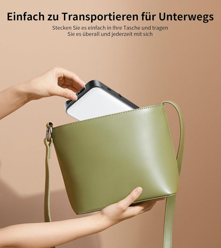 TONEOF 96 LED Handy Licht mit Weichem Diffusor und Integriertem Ständer, Wiederaufladbare Kameralich