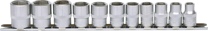 KS Tools 911.0608 3/8" CLASSIC Sechskant-Stecknuss-Satz, 11-tlg. 8-19mm