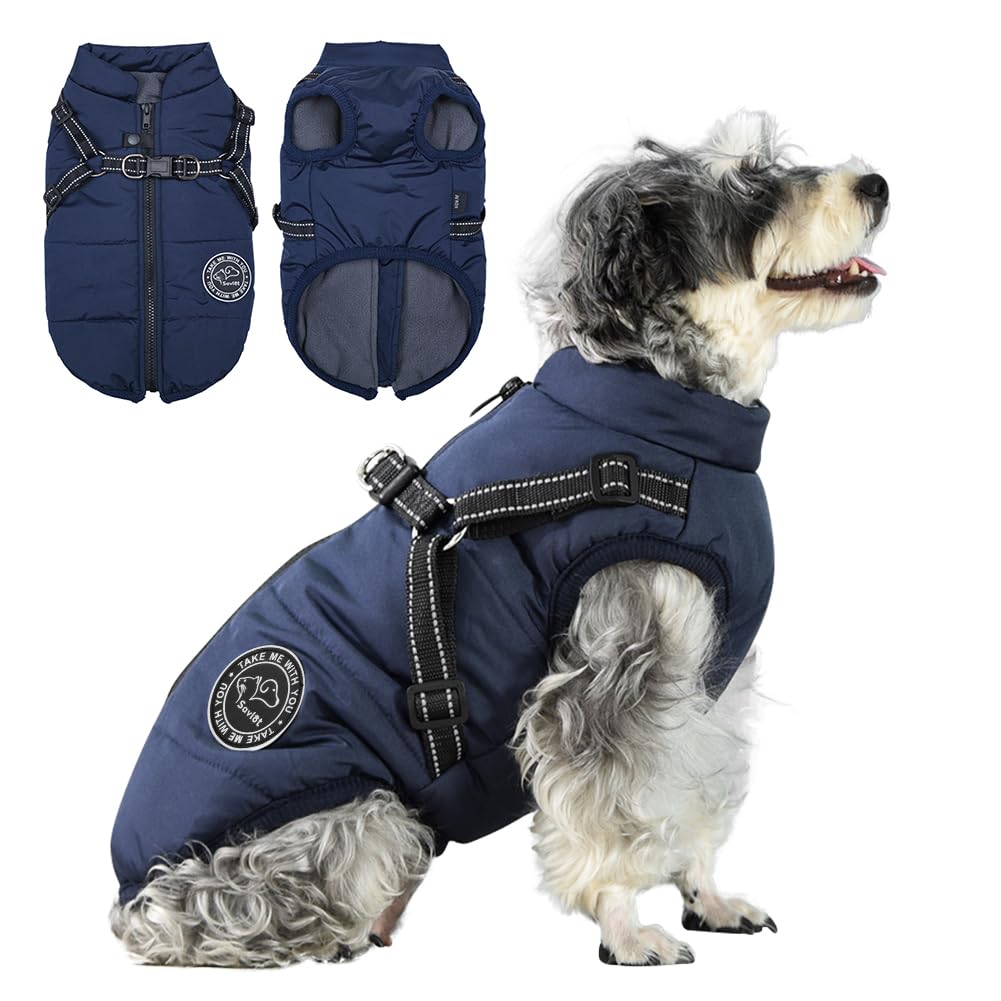 Hundejacke Winterweste Jacken Hundemantel Hundepullover Haustier Skifahren Kostüm Ärmellose Baumwoll