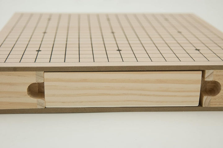 Hebsacker Verlag - 19x19 Go-Holzbox mit Schubladen