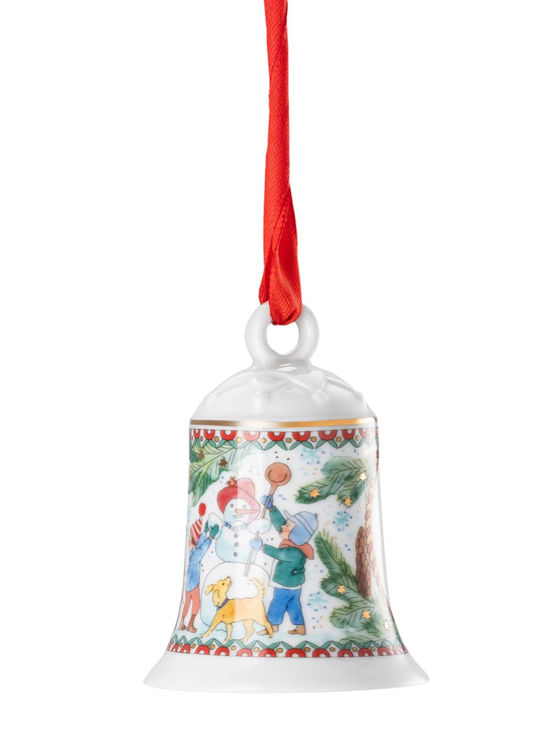 Hutschenreuther Weihnachten Sammelkollektion 2025 Porzellanglocke Weihnachtsspiele Weihnachtsglocke,