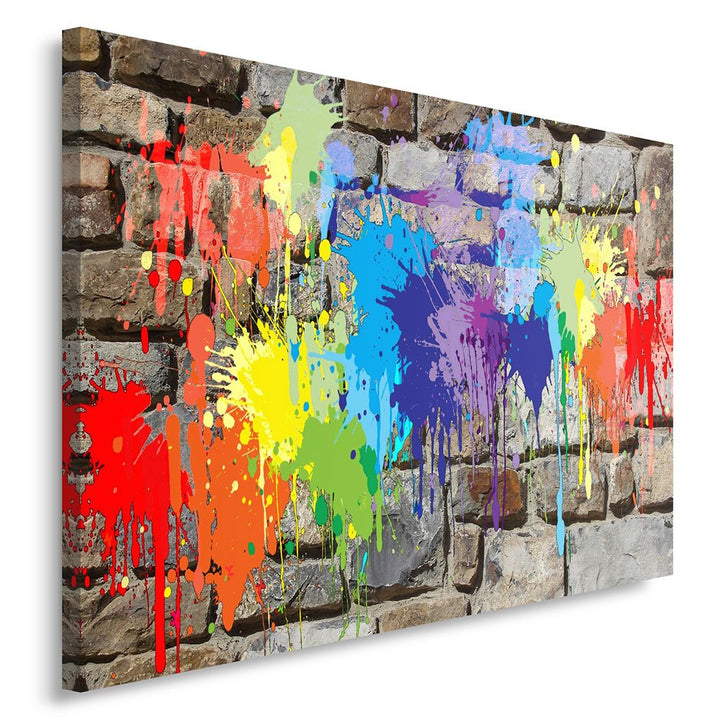 Feeby. Wandbild - 1 Teilig - 60x80 cm, Leinwand Bild Leinwandbilder Bilder Wandbilder Kunstdruck, GR