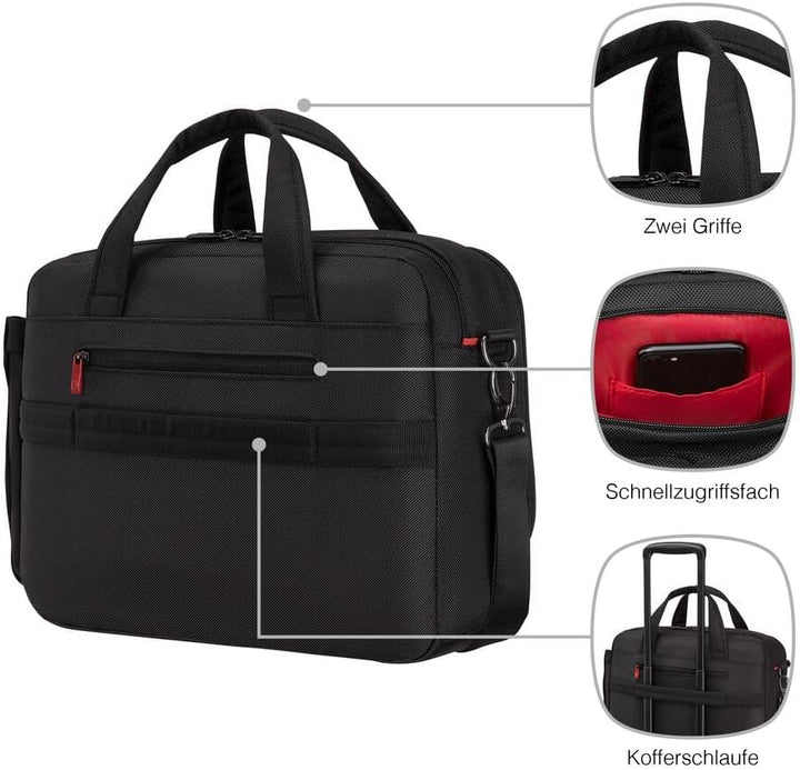 WENGER Cosmic Laptop-Tasche, Notebook, Tablet bis 10 Zoll, Organizer, Damen Herren, Büro Business-Re