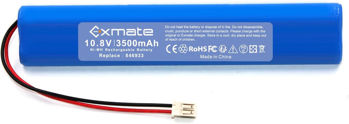 2X Exmate NI-MH 10.8 V 3500mAh Ersatz Akku für Velux Roller Shutter 946930 846933 946933 mit Kabel u