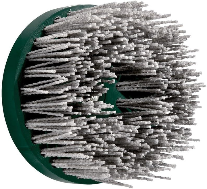 metabo Tellerbürste 130 mm M14 P80 SiC – Schleifbürste mit gewellten Siliciumcarbid-Borsten Ø 1,27 m