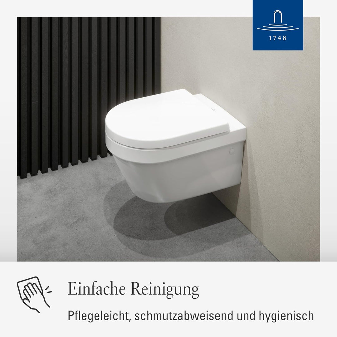 Villeroy & Boch 98M9C101 WC-Sitz Omnia architectura Scharniere ES Quick Release softclosing, weiss