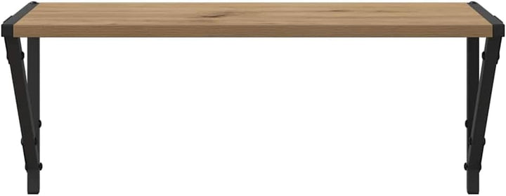 vidaXL Wandregale 2 pcs Artisan-Eiche 60 x 25 x 25,5 cm Holzwerkstoff, Moderne, robuste Wandregale,