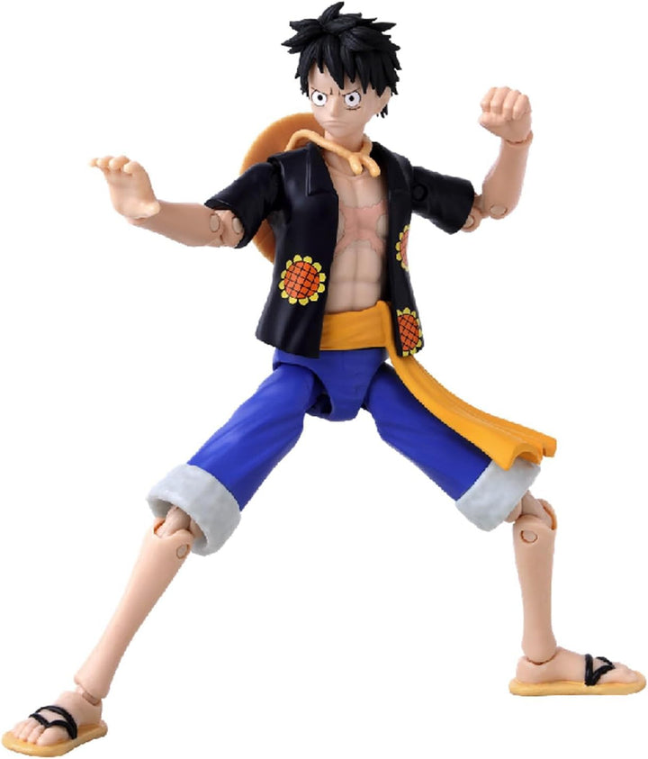 BANDAI – Anime Heroes – One Piece – Anime Heroes Figur 17 cm – Monkey D. Ruffy Dressrosa - 37007 Ruf