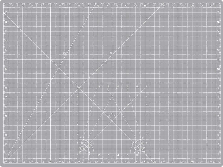 La Canilla Schneidematte A2 Selbstheilend (60x45 cm - 24x18") Cutting Mat Schneideunterlage für Bast