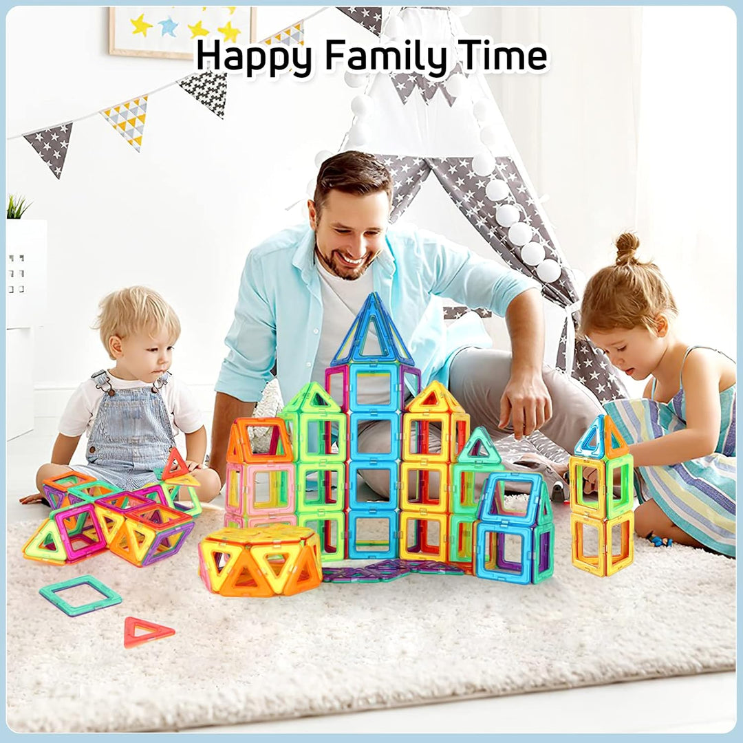 mysoler Magnetische Bausteine 48 Teile Magnet Spielzeug Kinder DIY Magnetspielzeug Magnet Spielzeug