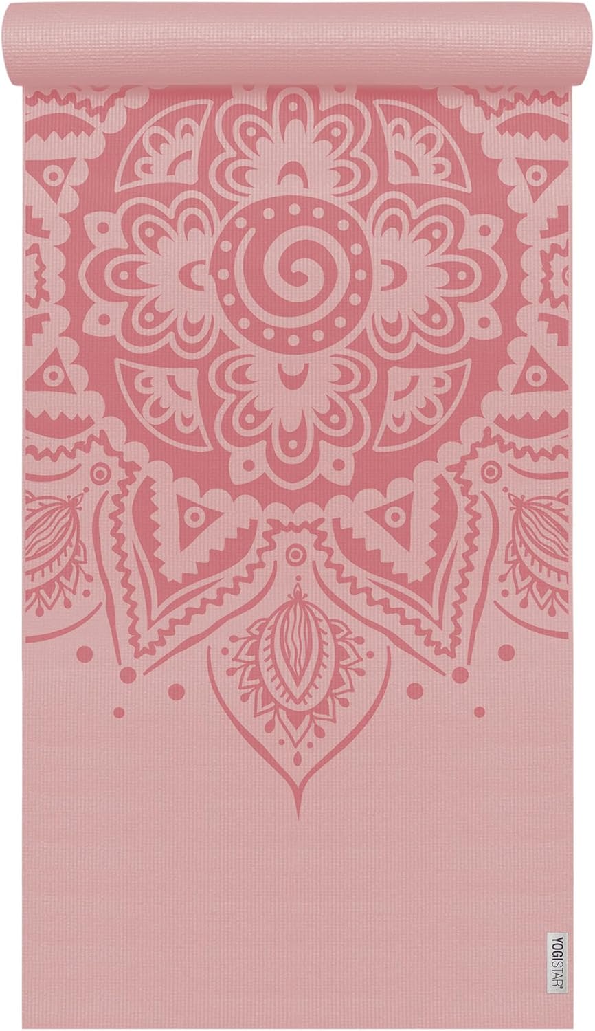 Yogamatte Yogimat® Basic - Art Collection - Spiral Mandala kiwi grün, kiwi grün