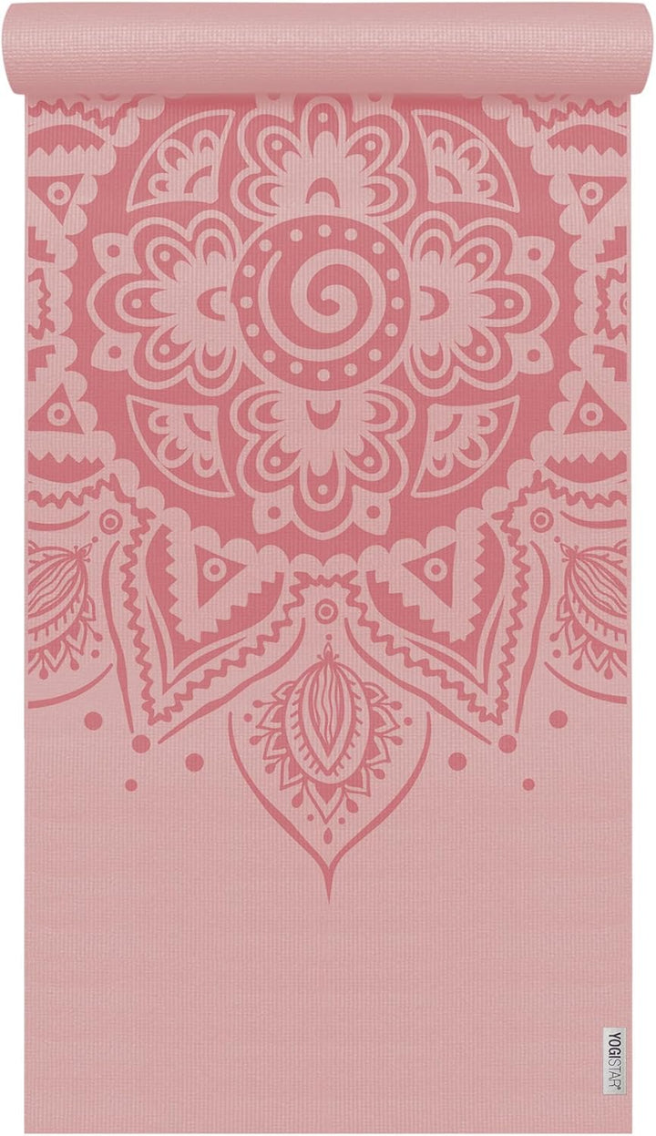 Yogamatte Yogimat® Basic - Art Collection - Spiral Mandala kiwi grün, kiwi grün