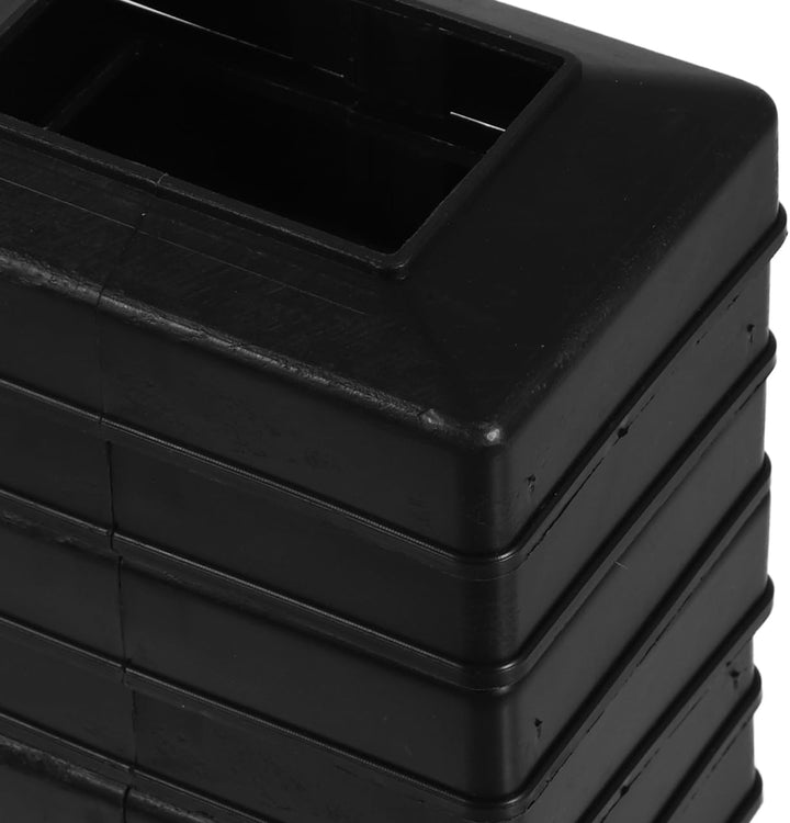Pfostenrock Quadratische Zaunpfostenkappe 4.13X2.95X1.10 Zoll Kunststoff Säulenverkleidung Für Balko