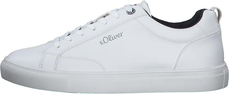 s.Oliver Herren Sneaker Low 5-13632-30 40 EU Weiss, 40 EU Weiss