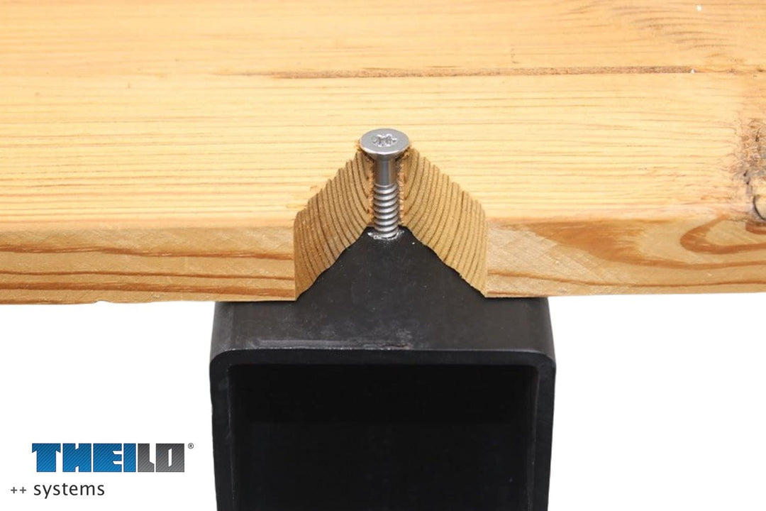 Theilo Stahl Bohrfix - verschraubt Holz und Stahl ohne vorzubohren in einem Arbeitsgang (50, 4.8 x 3