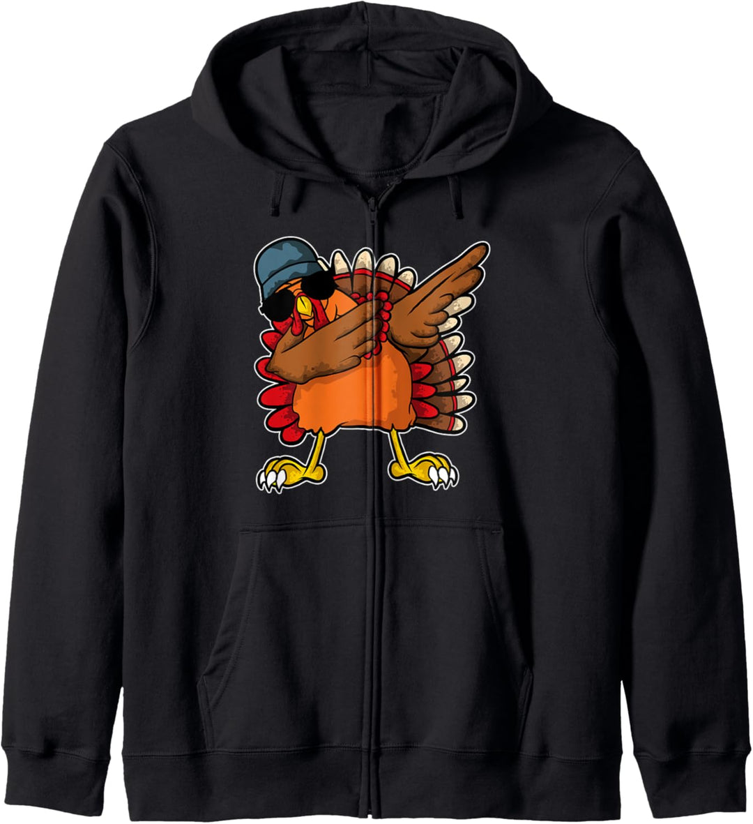 Dabbing Thanksgiving Turkey Gift - Family Holiday Design Kapuzenjacke