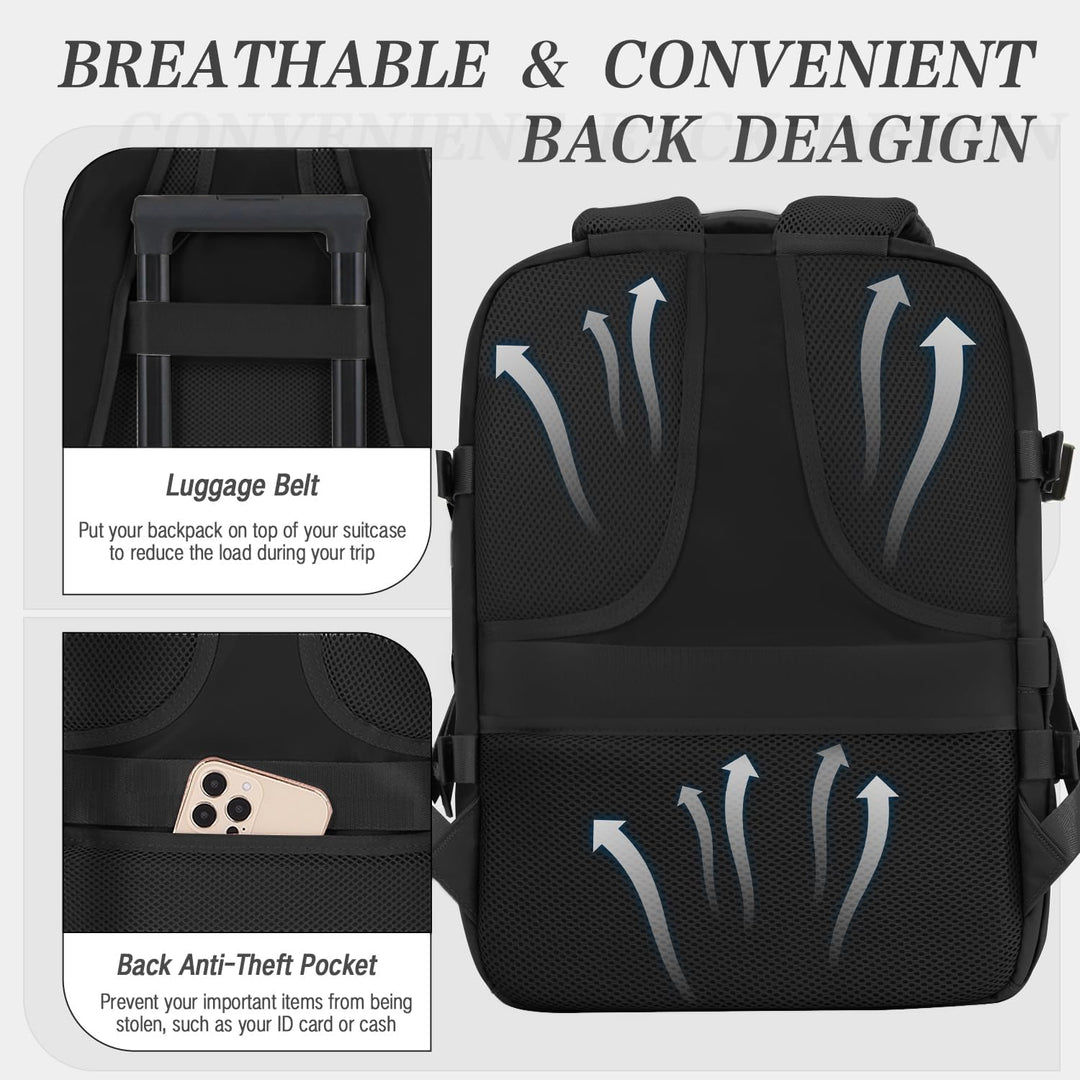 xlodea Für Ryanair Handgepäcktaschen 40 x 20 x 25 cm unter dem Sitz, Tasche Flugzeug Reiserucksack C