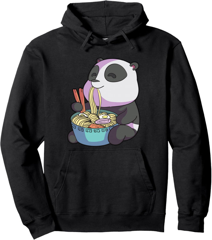 Ramen T-Shirt Panda Tshirt Kawaii Anime Japanisches Geschenk Pullover Hoodie