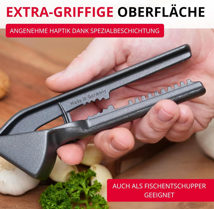 Westmark Mehrzweckpresse "Black Edition" – Zum Knacken von Nüssen, Entkernen und Fischentschuppen –