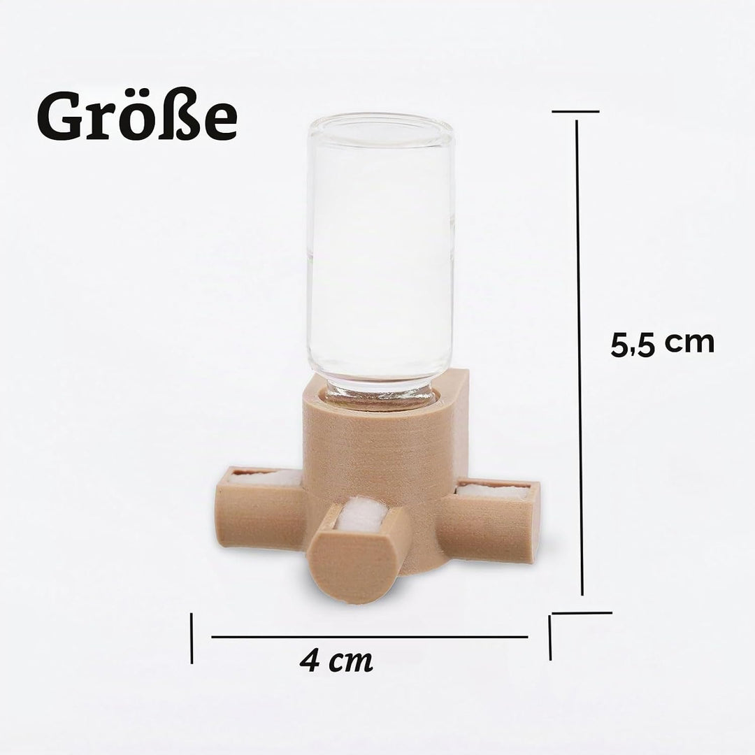 Springspinnen-Wasserspender, magnetischer Futterspender zum Aufhängen, geeignet für Springspinnen, V