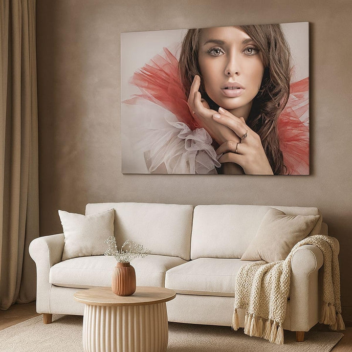 Bilder auf Leinwand Schönheit kleid mode modell Leinwandbild 70x50cm Wandbilder Dekoration Wohnzimme