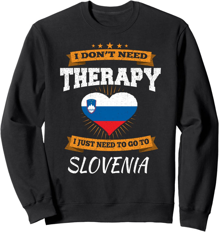 Slowenische Flagge I Lustiger Slowenien-Urlaub I Slowenien Sweatshirt