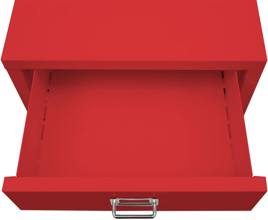 Mendler Rollcontainer HWC-L49, Schubladenschrank Stahlschrank Aktenschrank, Metall 75x40x41cm 6 Schu