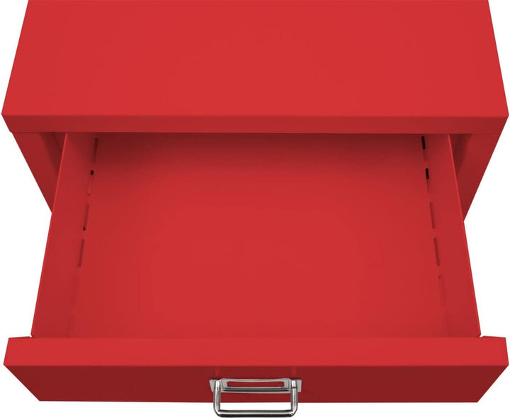 Mendler Rollcontainer HWC-L49, Schubladenschrank Stahlschrank Aktenschrank, Metall 75x40x41cm 6 Schu